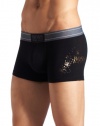 HUGO BOSS Men's Gold Leaf Logo Boxer Brief