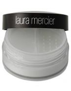 From the creator of the Flawless Face comes a breakthrough in setting powder. Laura Mercier introduces one invisible formula that works for all skin tones, from light to deep. Her new powder contains unique light-reflecting, micro-refined spherical silica powders that help create a soft-focus appearance, diminishing the look of fine lines and imperfections while visibly smoothing skin. 