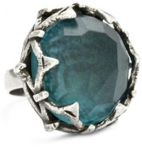 Rachel Leigh Singita Teal Rock Ring, Size 8