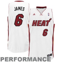 NBA Miami Heat LeBron James Swingman Home Youth Jersey White