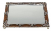 Olivia Riegel Topaz Enamel Beveled Mirror Tray