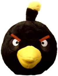 Angry Birds Plush 5-Inch Black Bird with Sound