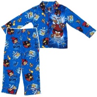 AME Kid's Fowl Encounter Coat Style Pajama Set, Multi, 8