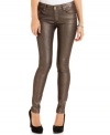 Go for a chic metallic look in these glam leggings from Tinseltown. Its bright shimmery finish adds pop to your look!