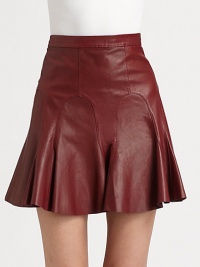 Designed from butter-soft leather, this tulip skirt pairs perfectly with a silk top or casual tee for a pared down look. Side zipperTulip skirtAbout 17 longLeatherDry clean with leather specialistImportedModel shown is 5'7 (174cm) wearing US size 2.