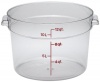 Camwear Polycarbonate Round Food Storage container, 12 Quart