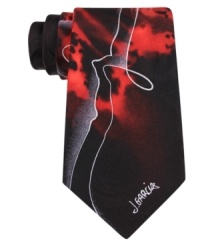 Shock some life into your dresswear wardrobe with this silk tie from Jerry Garcia.