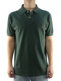 Polo Ralph Lauren Men's Small Pony Embroidered Mesh Polo Shirt Green