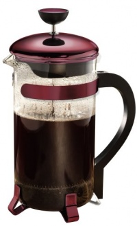 Primula Classic 8-Cup Coffee Press, Metallic Red