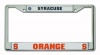 NCAA Syracuse Orangemen Chrome License Plate Frame