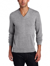 Michael Kors Men's Tipped Merino V-Neck