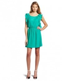 BCBGeneration Women's Ruffle Sleeve Dress