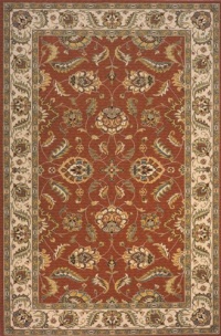 Area Rug 2x3 Rectangle Traditional Salmon Color - Momeni Persian Garden Rug from RugPal