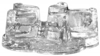 Northwest Glass DW-2 Solid Glass Tea Warmer, Clear, 1-Unit