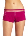 Calvin Klein Women's Naked Glamour Sleep Short, China Berry, Large