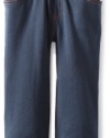 Zutano Boys 2-7 French Terry Jean, Navy, 4T