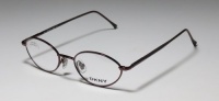 AUTHENTIC DONNA KARAN DKNY 6218 50-18-140 EGGPLANT VISION CARE RXABLE VISION PRESCRIPTION FULL-RIM METAL EYEGLASS/GLASSES/FRAMES - mens/womens/unisex - made in Italy