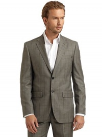 JACKETTailored from world-renowned Ermenegildo Zegna wool/silk.