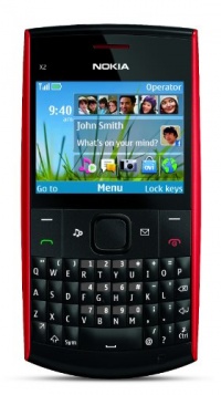 Nokia X2-01 Unlocked GSM Phone-U.S. Version with Warranty (Red)