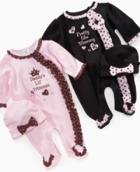 Top off her precious look with one of these hats with bow detail from Baby Essentials.