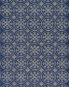 Area Rug 8x10 Rectangle Transitional Blue Color - Momeni Veranda Rug from RugPal