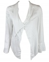 Milly loves Min womens umbrella white heart cut out jacket top XS