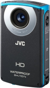 JVC Picsio GC-WP10 Waterproof Pocket Video Camera (Blue) NEWEST VERSION