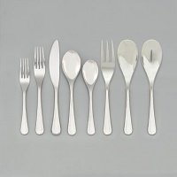 Nambe Claire 43-Piece Flatware Set, Service for 8