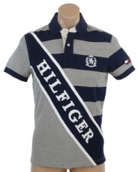 Tommy Hilfiger Men Custom Fit striped Logo Polo T-shirt