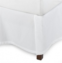 Tommy Hilfiger, White Ithaca Collection, Ottoman Bedskirt, Twin