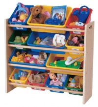 Tot Tutors Toy Organizer, Primary Colors