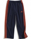 adidas Boys 2-7 Fashion Tricot Pant, Dark Indigo, 6