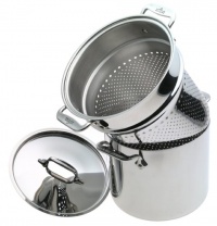 All-Clad Stainless 7-Quart Stockpot with Pasta Insert