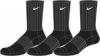 Nike SX3574 Performance Moisture Wicking Socks - 3 Pair