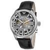 Emporio Armani Men's AR4629 Meccanico Black Skeleton Dial Watch