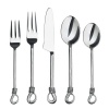 Gourmet Settings Twist 20-Piece Flatware Set, Service for 4