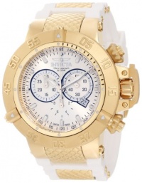 Invicta 11835 Men's Subaqua Noma III Swiss Quartz Gold Tone Silicone Strap Watch