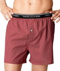 Tommy Hilfiger Men's Plaid Boxer