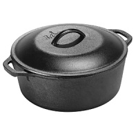 A favorite for cooks for generations, the Logic dutch oven is versatile, durable and handy, from the cast iron construction to the the loop handles that make it easy to transport from stove top to oven.