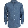 DC Shoes Men's Duster Long Sleeve Button Down Shirt Blue 53820074-IND