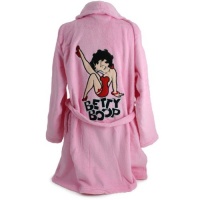 Classic Betty Boop Bath Robe - Pink