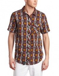 LRG Men's Blotter Short Sleeve Woven