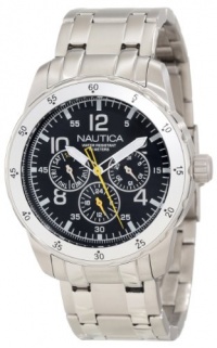 Nautica Men's N14644G Windseeker Classic Analog Enamel Bezel Watch