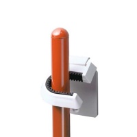 InterDesign Broom/Mop Holder, White