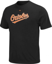 Manny Machado #13 Baltimore Orioles Majestic Black Adult Player T-Shirt