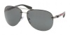 Prada Sport (Linea Rossa) PS56MS Sunglasses - 5AV/1A1 Gunmetal (Gray Lens) - 62mm