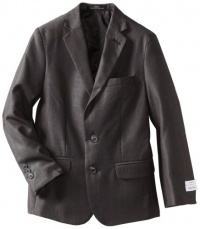 Calvin Klein Dress Up Boys 8-20 End On End Jacket, Black, 08