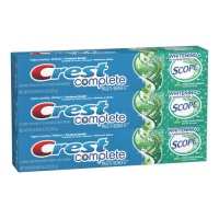 Crest Complete Whitening Plus Scope Toothpaste - Minty Fresh Triple Pack 18.6 Oz