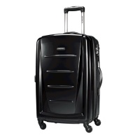 Samsonite Luggage Winfield 2 Light Spinner Bag, Black, 24 Inch