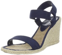 Lauren Ralph Lauren Women's Indigo Open-Toe Espadrille,Modern Navy,5.5 M US